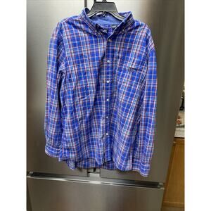 Chaps Easy Care Mens Size XL Button Up Colorful